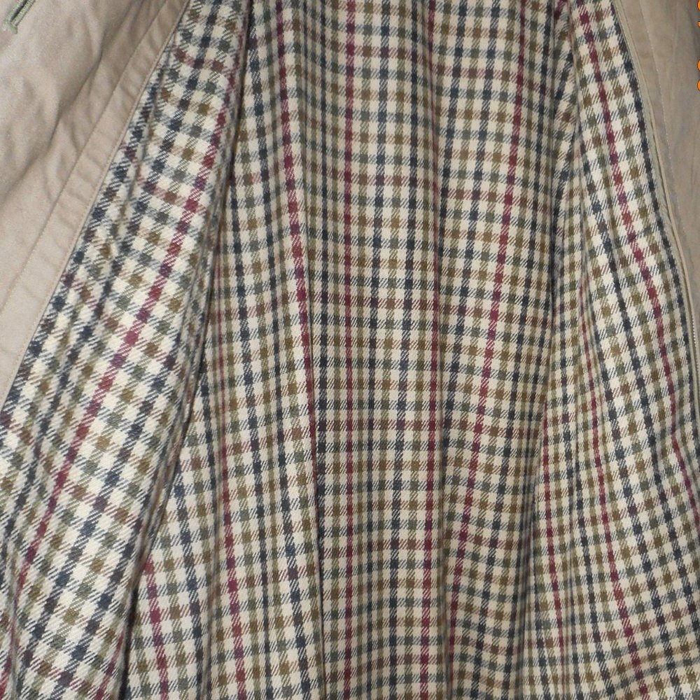 NEW Full Length Olive Green Rain Coat w/Lining - Picture 4 of 6